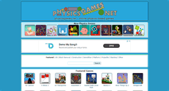 Desktop Screenshot of physicsgames.net